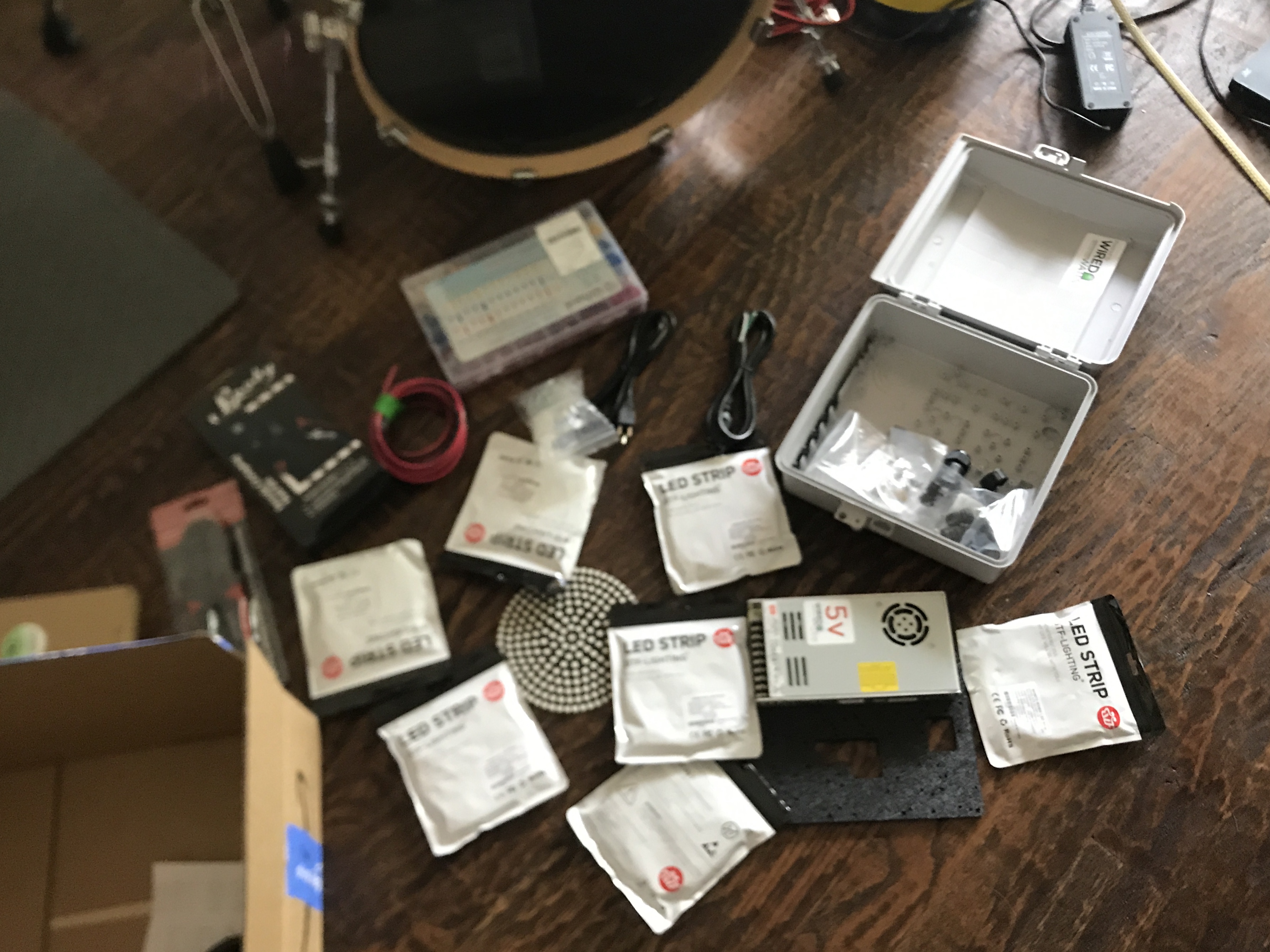 Most of the goodies needed for this project.