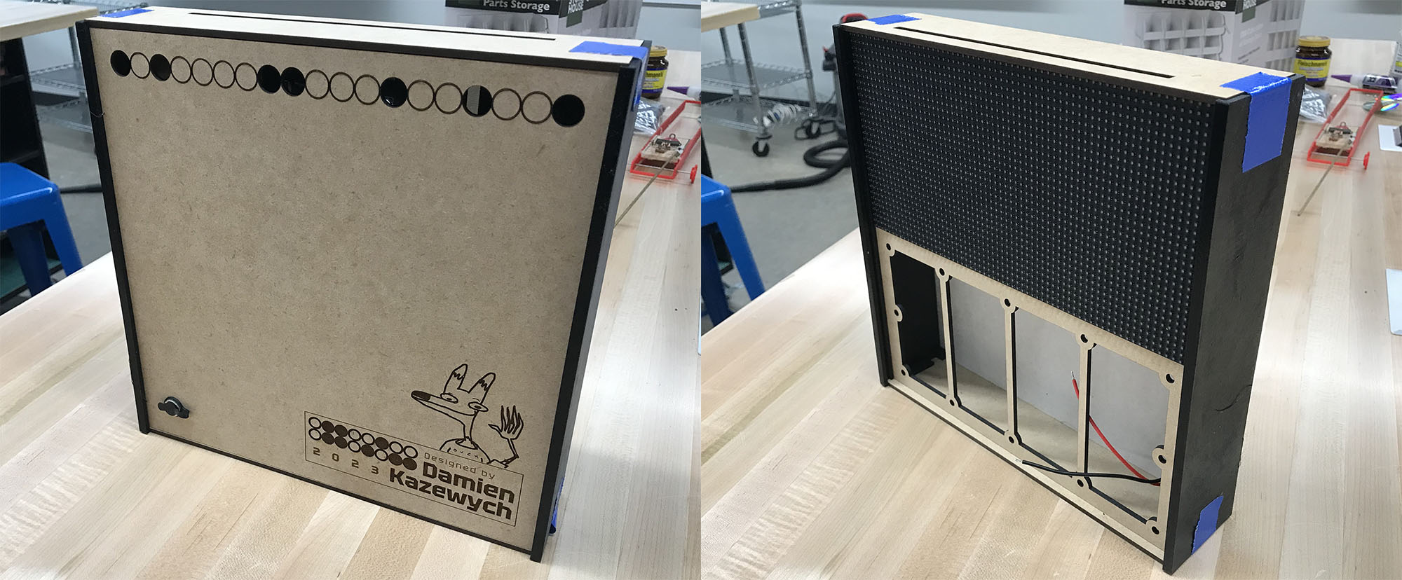 A nearly complete case assembly